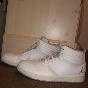 White Air Jordans 1